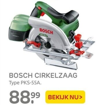 Praxis Bosch cirkelzaag PKS-55A aanbieding