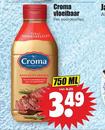 Dirk Croma vloeibar 750 ml aanbieding