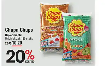 Sligro Chupa chups 20% korting aanbieding