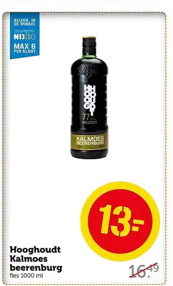 Coop Hooghoudt kalmoes beerenburg aanbieding