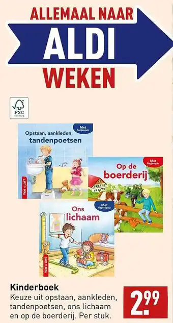 ALDI Kinderboek aanbieding