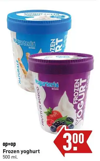 ALDI Frozen yoghurt aanbieding