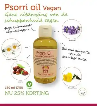 De Rode Pilaren Psorri oil vegan aanbieding