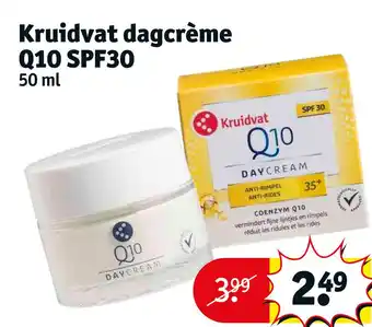 Kruidvat Kruidvat dagcrème 010 spf30 aanbieding