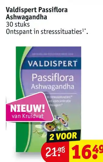 Kruidvat Valdispert passiflora ashwagandha aanbieding