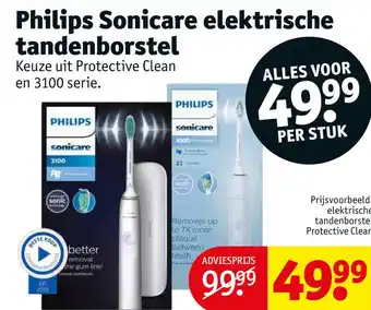 Kruidvat Philips sonicare elektrische tandenborstel aanbieding