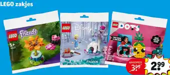 Kruidvat Lego zakjes aanbieding