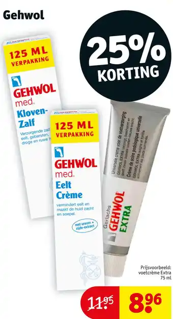 Kruidvat Gehwol aanbieding