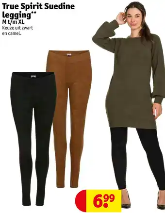 Kruidvat True spirit suedine legging** aanbieding