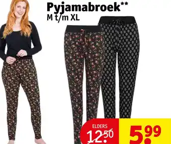 Kruidvat Pyjamabroek m t/m xl aanbieding