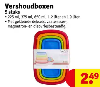 Kruidvat Vershoudboxen aanbieding