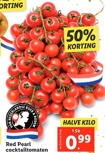 Lidl Red pearl cocktailtomaten aanbieding