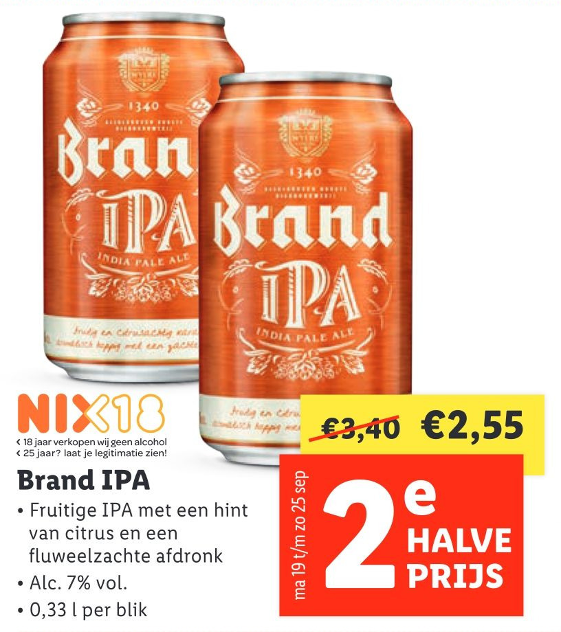 Brand ipa aanbieding bij Lidl