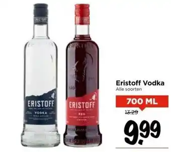 Vomar Voordeelmarkt Eristoff vodka aanbieding