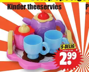 Dirk Kinder theeservies 9-delig aanbieding