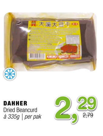 Amazing Oriëntal Dahher dried beancurd aanbieding
