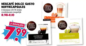 Boon`s Markt Nescafé dolce gusto koffiecapsules aanbieding