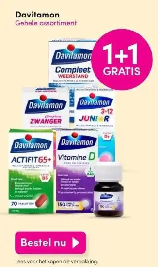 DA Davitamon gehele assortiment aanbieding