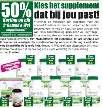 Gezond & Wel Kies het supplement dat bij jou past! aanbieding