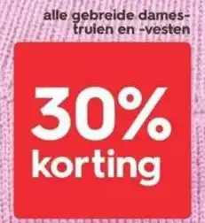 HEMA Alle gebreide damestruien en -vesten aanbieding