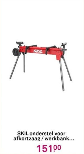 Skil onderstel voor afkortzaag / werkbank 1300aa aanbieding bij Karwei Skil onderstel voor afkortzaag / werkbank 1300aa aanbieding bij Karwei
