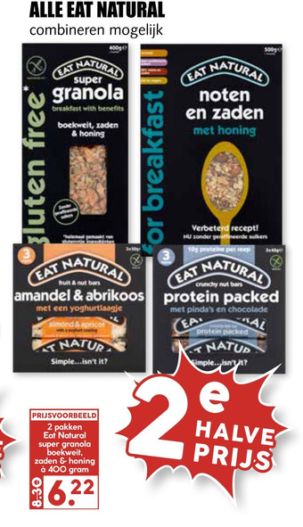 MCD Supermarkt Alle eat natural aanbieding