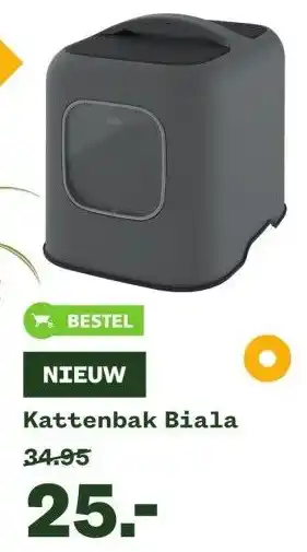 Welkoop Kattenbak biala aanbieding