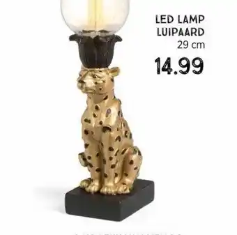 Xenos Led lamp luipaard aanbieding