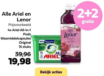 Plein.nl Ariel en Lenor aanbieding