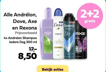 Plein.nl Andrelon, Dove, Axe en Rexona aanbieding