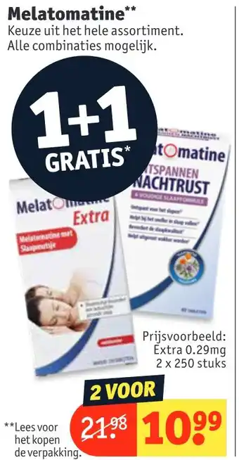 Kruidvat Melatomatine aanbieding