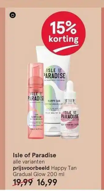 Etos Isle of paradise 15% korting aanbieding