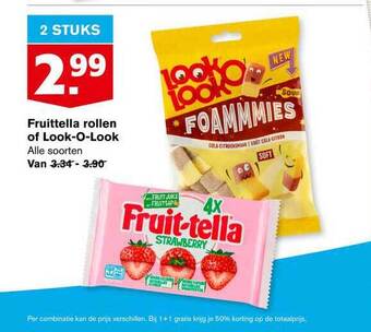 Hoogvliet Fruittella rollen of look-o-look aanbieding