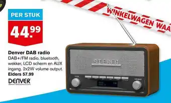 Hoogvliet Denver dab radio aanbieding