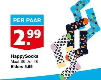 Hoogvliet Happysocks aanbieding