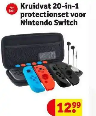 Kruidvat Kruidvat 20-in-1 protectionset voor nintendo switch aanbieding