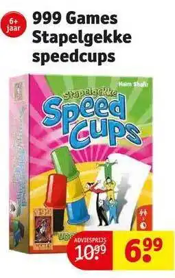 Kruidvat 999 games stapelgekke speedcups aanbieding