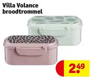 Kruidvat Villa volance broodtrommel aanbieding