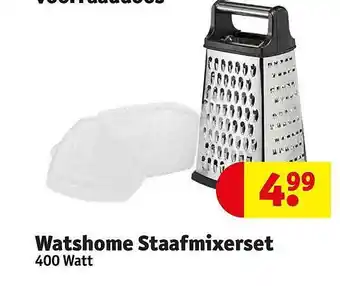 Kruidvat Watshome rasp met voorraaddoos aanbieding