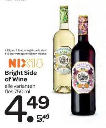 Spar Bright Side of Wine 750ml aanbieding