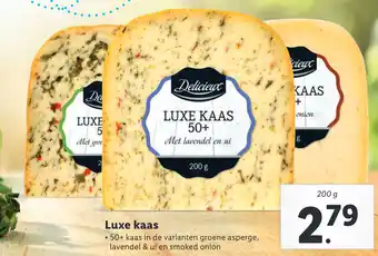 Lidl Luxe kaas 200g aanbieding