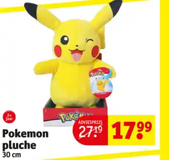 Kruidvat Pokemon pluche 30CM aanbieding