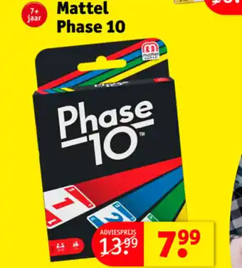 Kruidvat Mattel phase 10 aanbieding