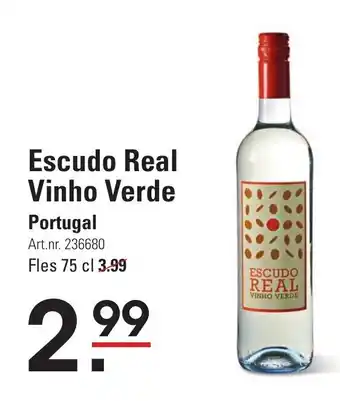 Sligro Escudo Real Vinho Verde 750ml aanbieding