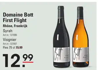 Sligro Domaine Bott First Flight 750ml aanbieding