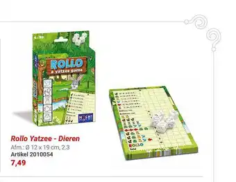 Lobbes Rollo yatzee - dieren aanbieding