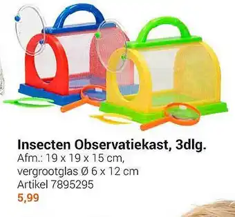 Lobbes Insecten observatiekast, 3dlg. aanbieding