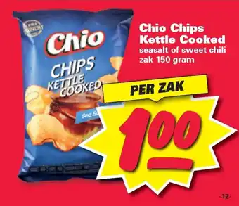 Nettorama Chio chips kettle cooked 150 gram aanbieding