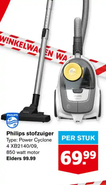 Hoogvliet Philips stozuiger 850 watt aanbieding