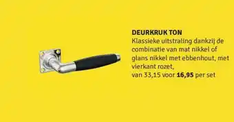 Nijhof Deurkruk ton aanbieding